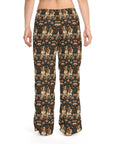 Beagle Blossom Bonanza Women's Pajama Pants