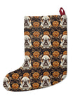 Bloomingly Bulldogistic Bouquet Christmas Stockings