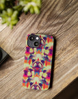 Glitchy Bulldog Blitz Slim Phone Cases