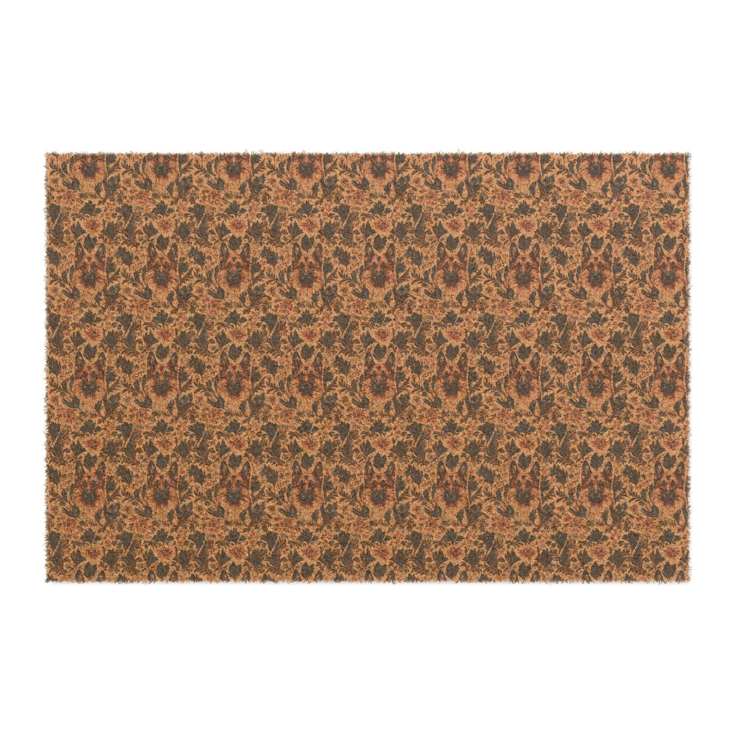 Autumnal German Shepherd Glamour Doormat