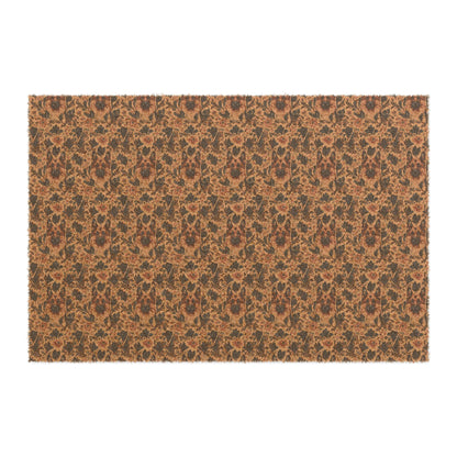 Autumnal German Shepherd Glamour Doormat