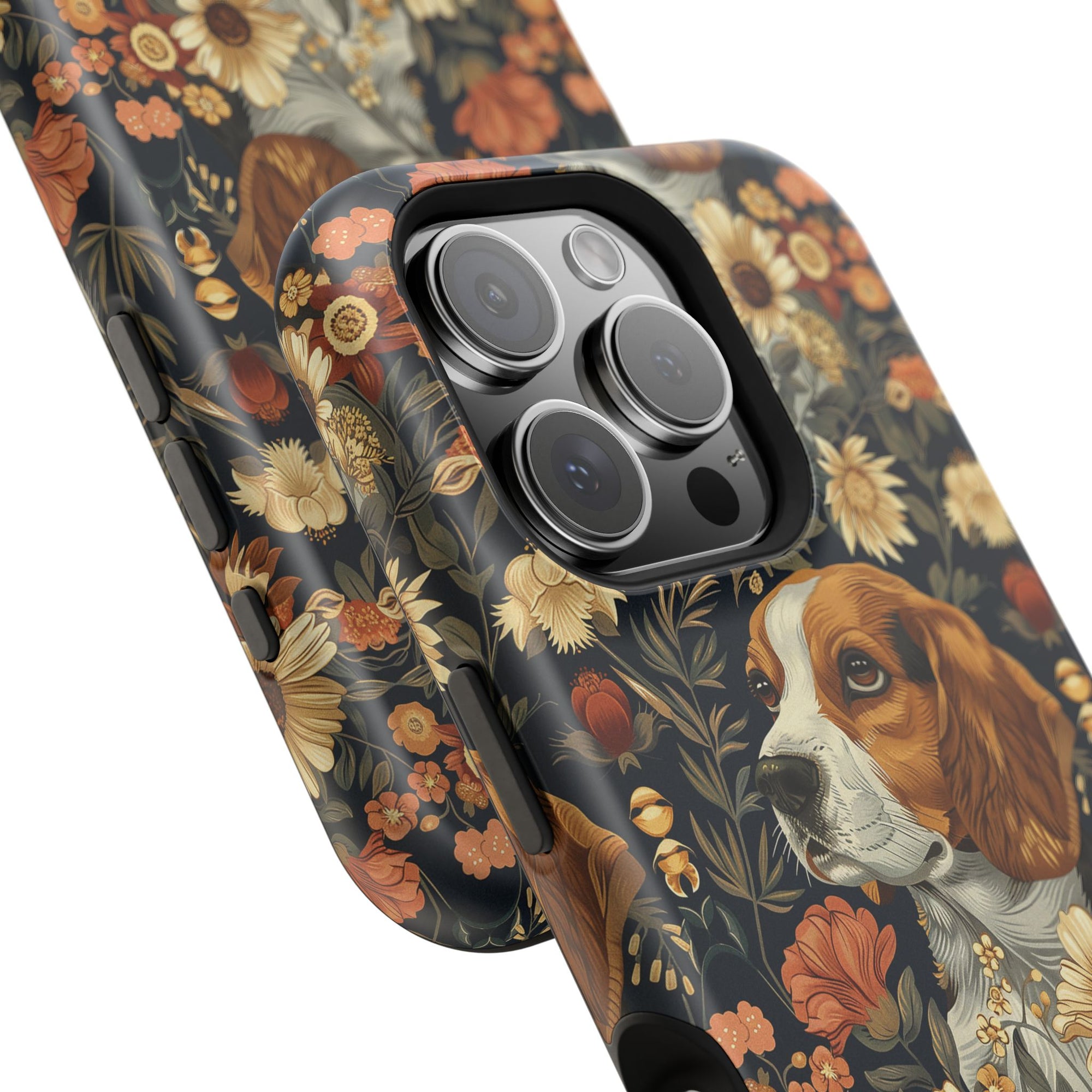 Beagle Blossoms Magnetic Tough Cases