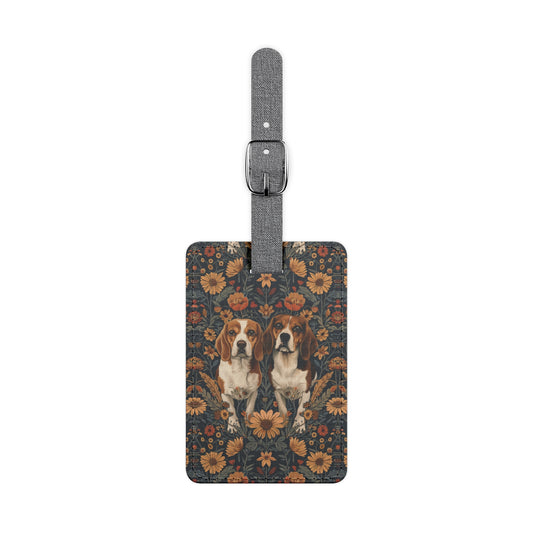 Beagle Buddies Meadow Magic Luggage Tag