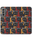 Chic Canine Checkmate - Frenchie Edition Flip Cases