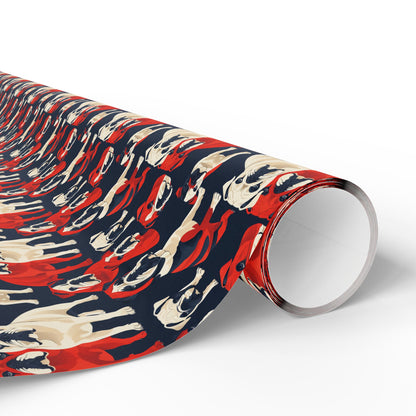 Bulldoggy Bliss Chomper Wrapping Paper