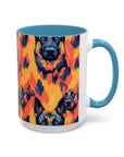 Impressionistic German Shepherds Accent Coffee Mug