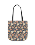 Blooming Bulldog Beauty Canvas Tote Bag