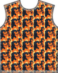 Rottweiler Chic Pawsitivity Men's Pajama Set