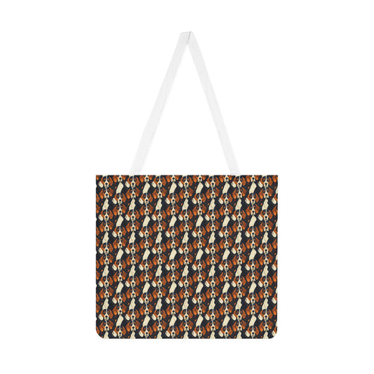 Beagle Glimmer Gaze Glamour Shoulder Tote Bag