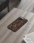 Dapper Dachshund Embroidery Elegance Slim Phone Cases