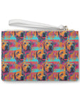 Rustic Charm Labrador Chic Clutch Bag