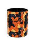 Rottweiler Chic Pawsitivity Accent Coffee Mug