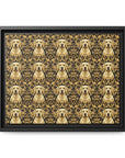 Royal Pawsitivity Labs Matte Canvas, Framed