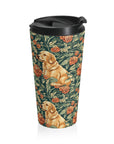 Blooming Goldie Glam Stainless Steel Travel Mug