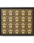 Royal Pawsitivity Labs Matte Canvas, Framed