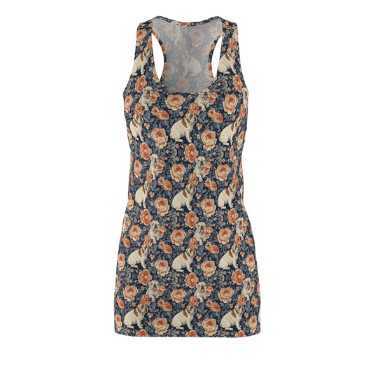 Blooming Bulldog Beauty Women's Racerback Dress