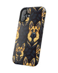 Majestic Hound Couture: German Shepherd LuxeBlend Magnetic Tough Cases