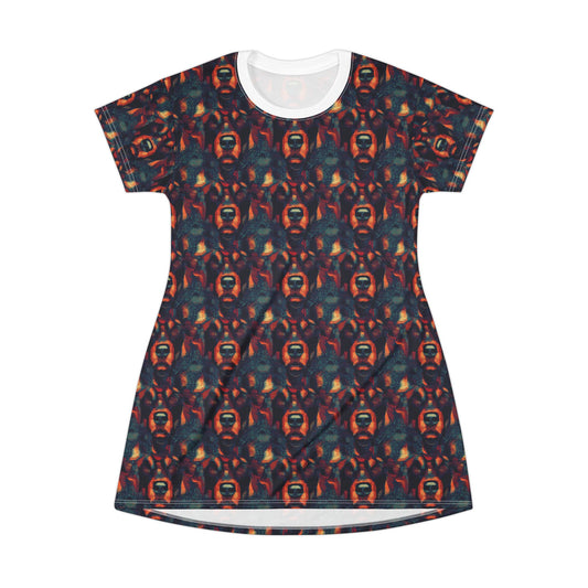 Rustic Rottie Charm T-Shirt Dress