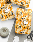 Golden Glitz 'n Glamour Woofwear Gift Wrap Papers