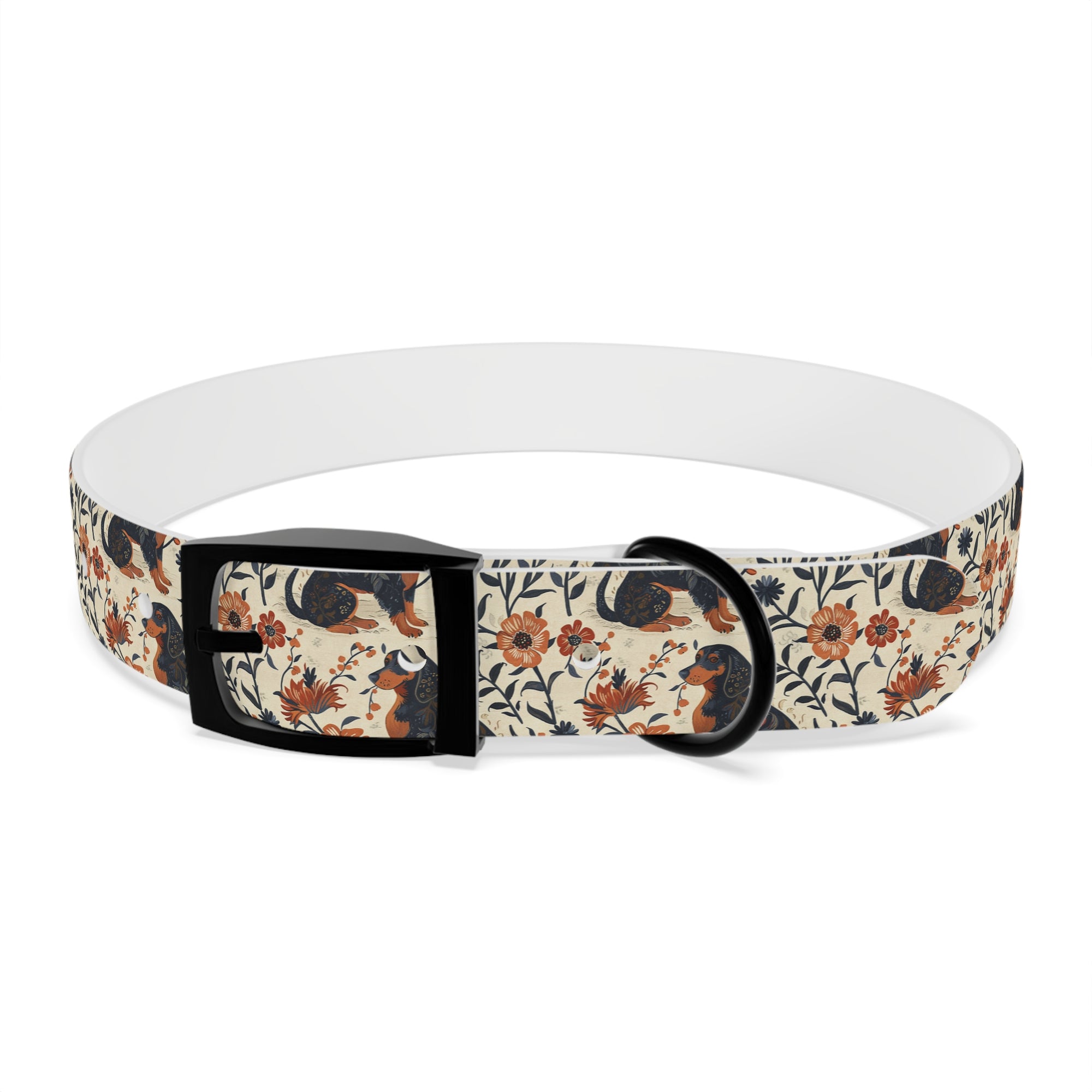 Blossoming Dachshunds Delight Dog Collar