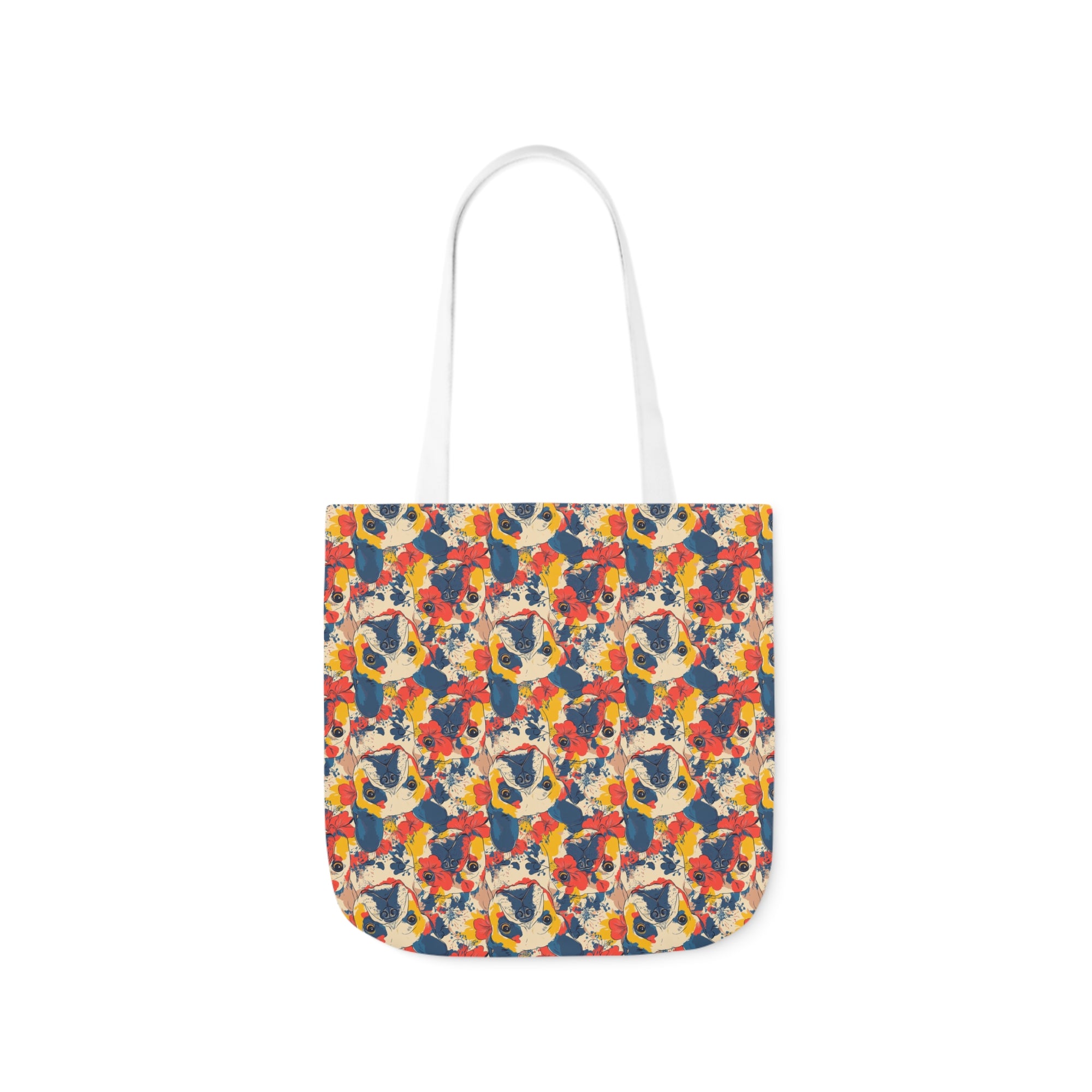 Bloom Pup Frenchietastic Splatter Canvas Tote Bag