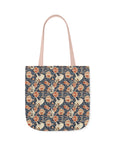 Blooming Bulldog Beauty Canvas Tote Bag