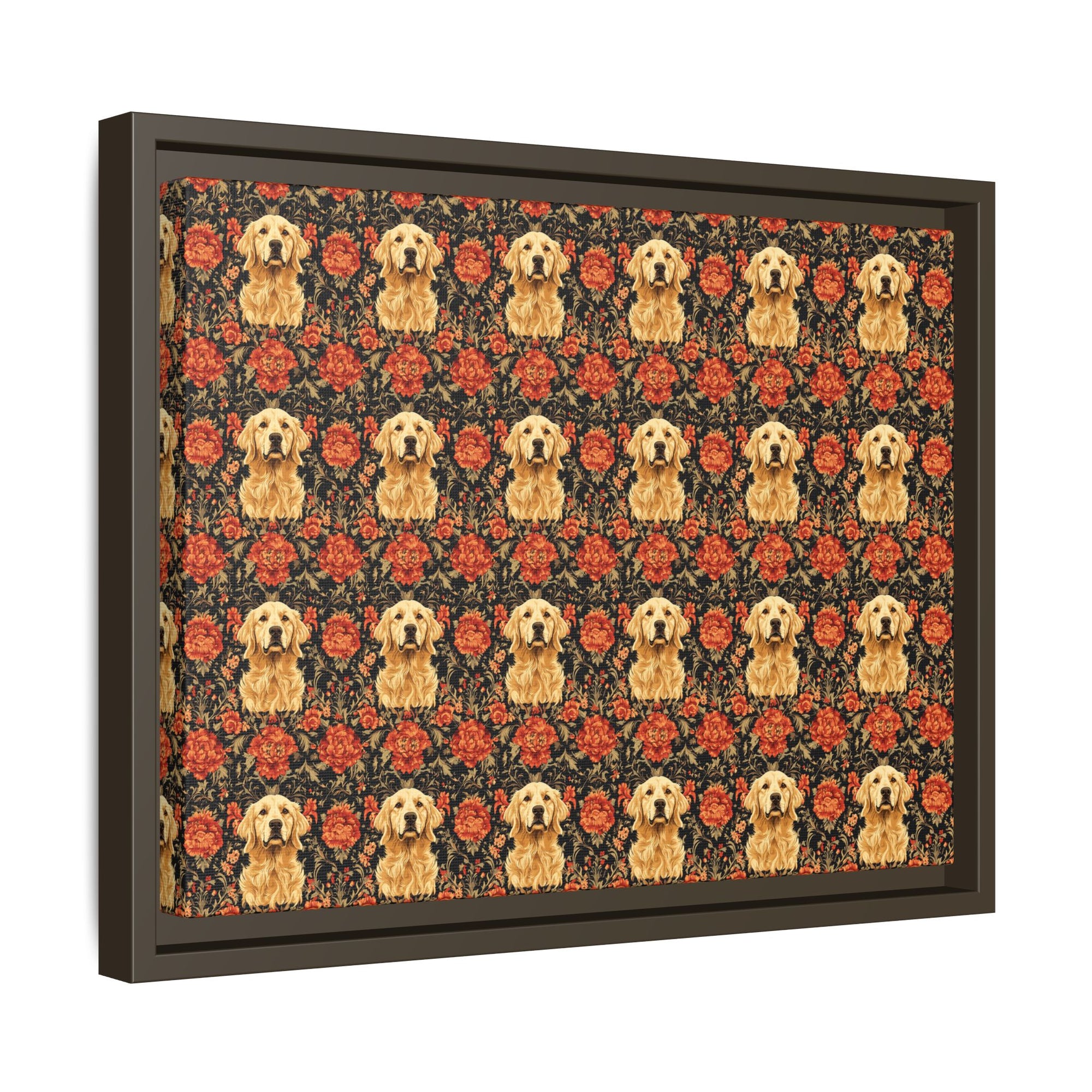 Golden Pawsatronic Tapestry Matte Canvas, Framed