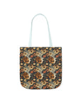 Beagle Blossoms Canvas Tote Bag