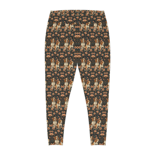 Beagle Blossom Bonanza Plus Size Leggings