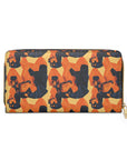 Rottweiler Chic Pawsitivity Zipper Wallet