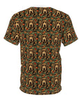 Labrador Lush Pooch Tapestry Unisex Tee