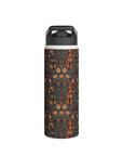 Dapper Dachshund Embroidery Elegance Stainless Steel Water Bottle