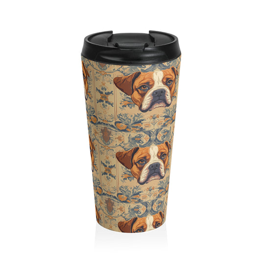 Bowtie Boxer Bliss Stainless Steel Travel Mug