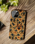 Autumnal German Shepherd Glamour Slim Phone Cases