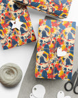 Bloom Pup Frenchietastic Splatter Gift Wrap Papers