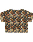 Beagle Blossoms Crop Tee