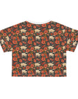 Pug Paradise Playpen Crop Tee