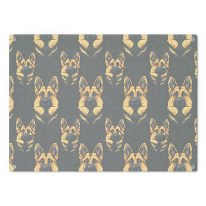 Majestic Hound Couture: German Shepherd LuxeBlend Cutting Board