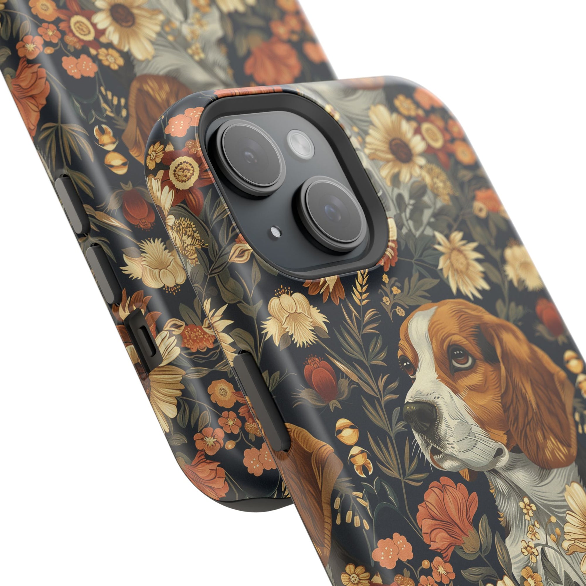 Beagle Blossoms Magnetic Tough Cases