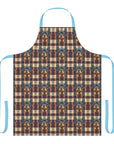 Pawsome Rottweiler Royalty Plaid Apron