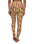 Corgi Chic Popart Pup High Waisted Yoga Leggings