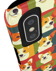 Corgi Chic Popart Pup Slim Phone Cases