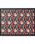 Bulldoggy Bliss Chomper Matte Canvas, Framed