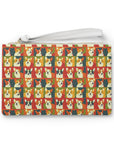 Corgi Chic Popart Pup Clutch Bag