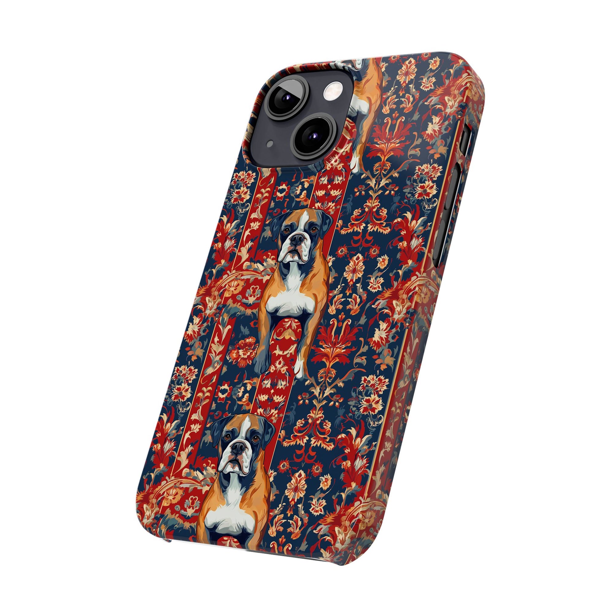 Boxer Blossom Tapestry Delight Slim Phone Cases