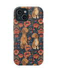 Floral Pawsome Dachsund Delight Magnetic Tough Cases