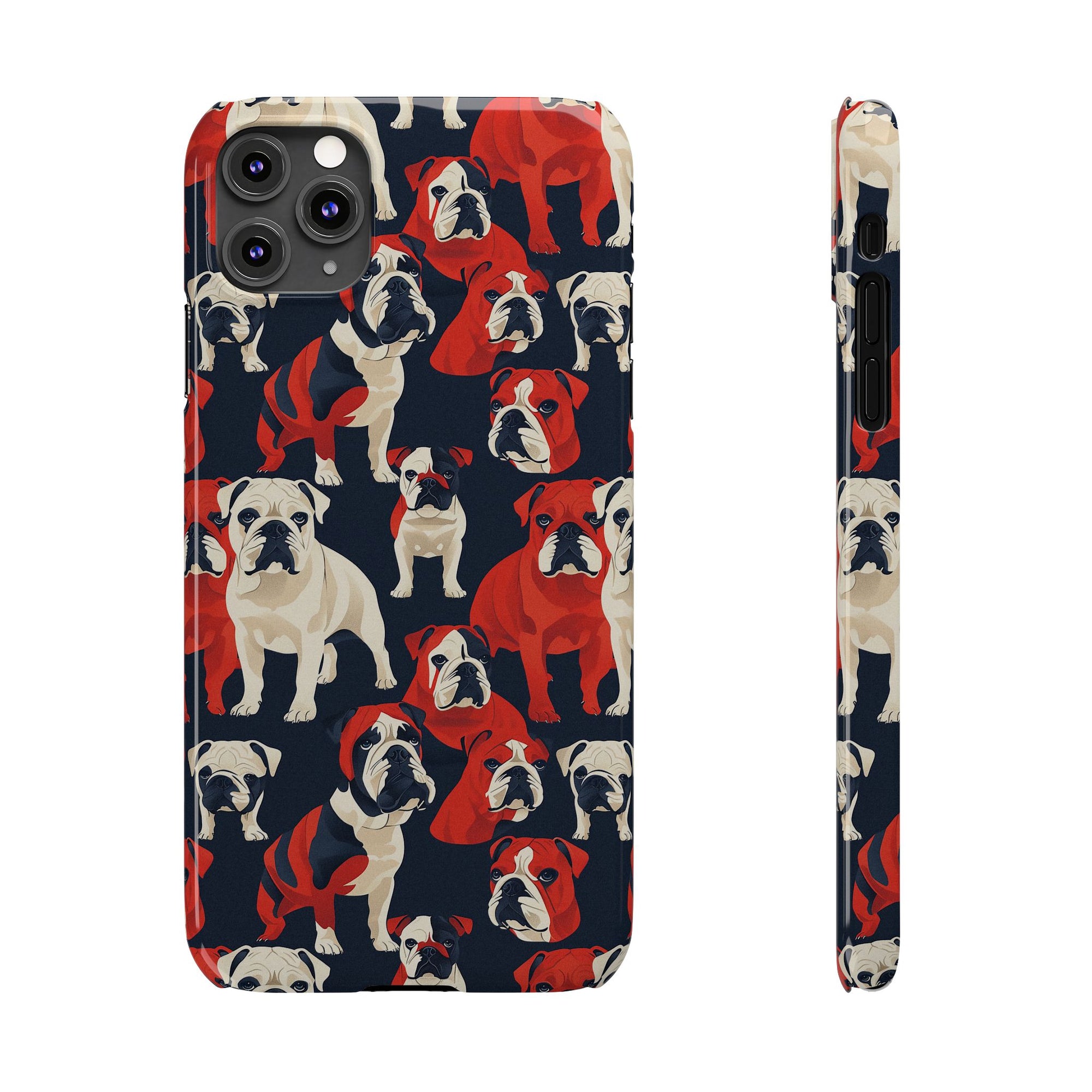 Bulldoggy Bliss Chomper Slim Phone Cases