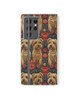 Yorkie Charm Twins Flip Cases