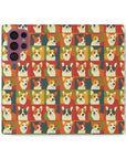 Corgi Chic Popart Pup Flip Cases