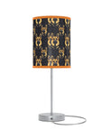 Majestic Hound Couture: German Shepherd LuxeBlend Lamp on a Stand